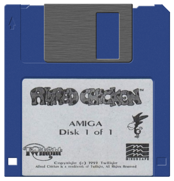 Alfred Chicken media 8 for Amiga